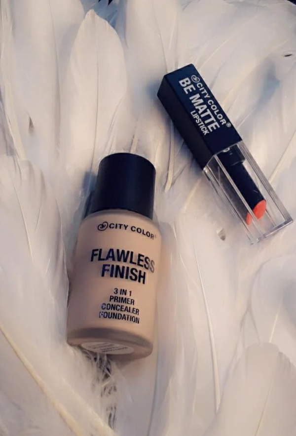 City Color Perfect Color Makeup Set (Foundation + Lipstick)